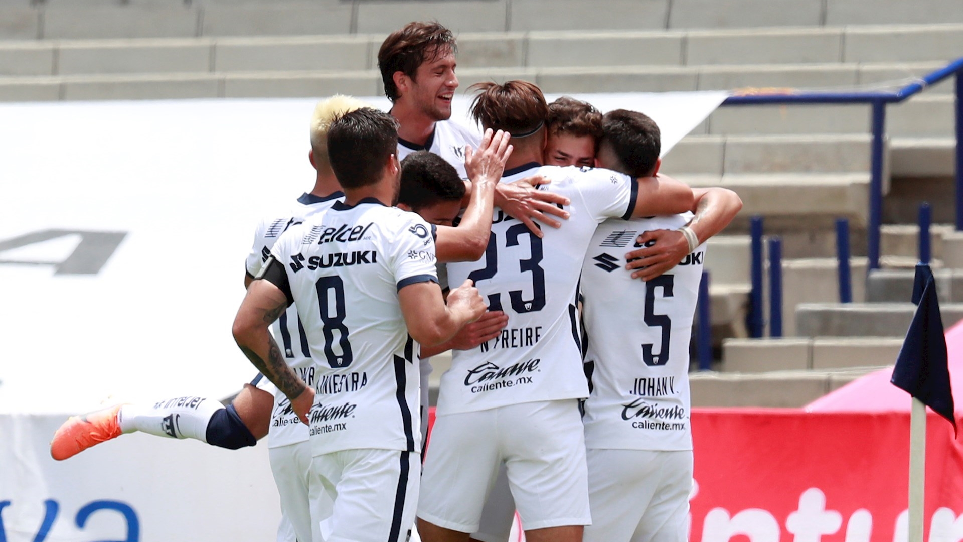 Pumas derrota a Querétaro con doblete de Dinenno