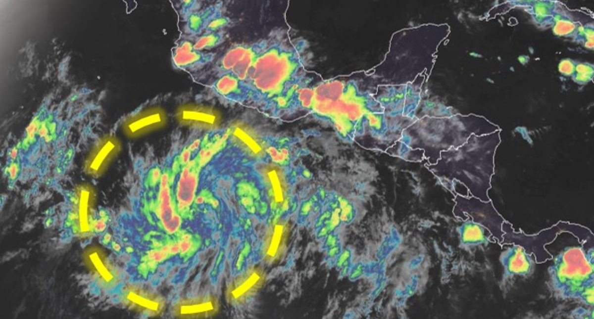 Se forma la tormenta tropical Cristina al sur de Guerrero