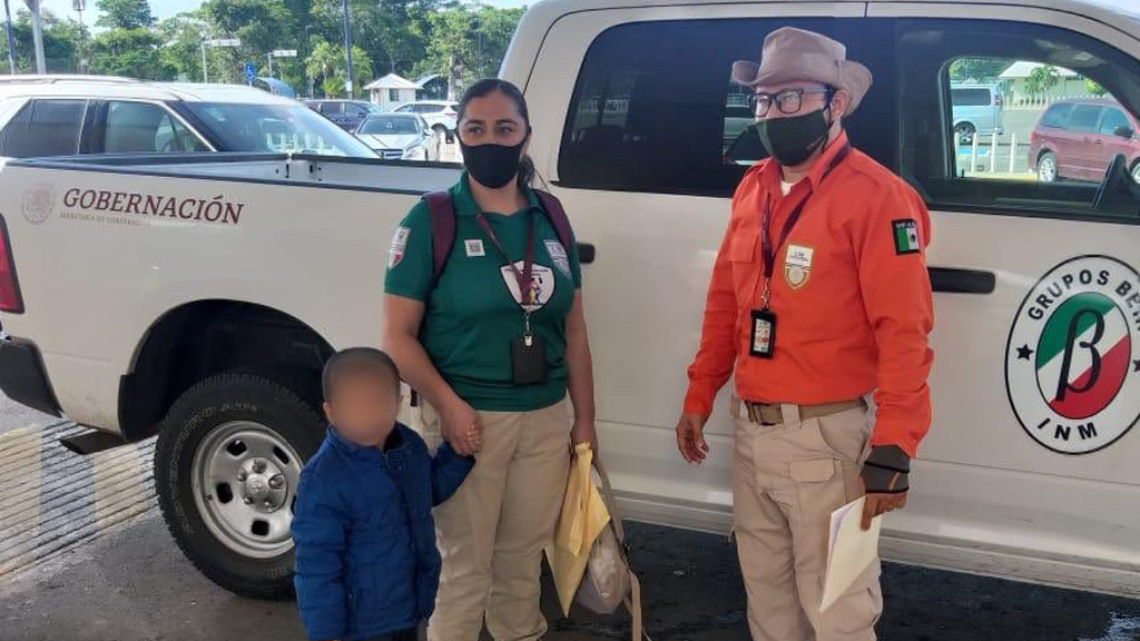 Rescatan en Hidalgo a niño de tres años de edad robado en Guatemala
