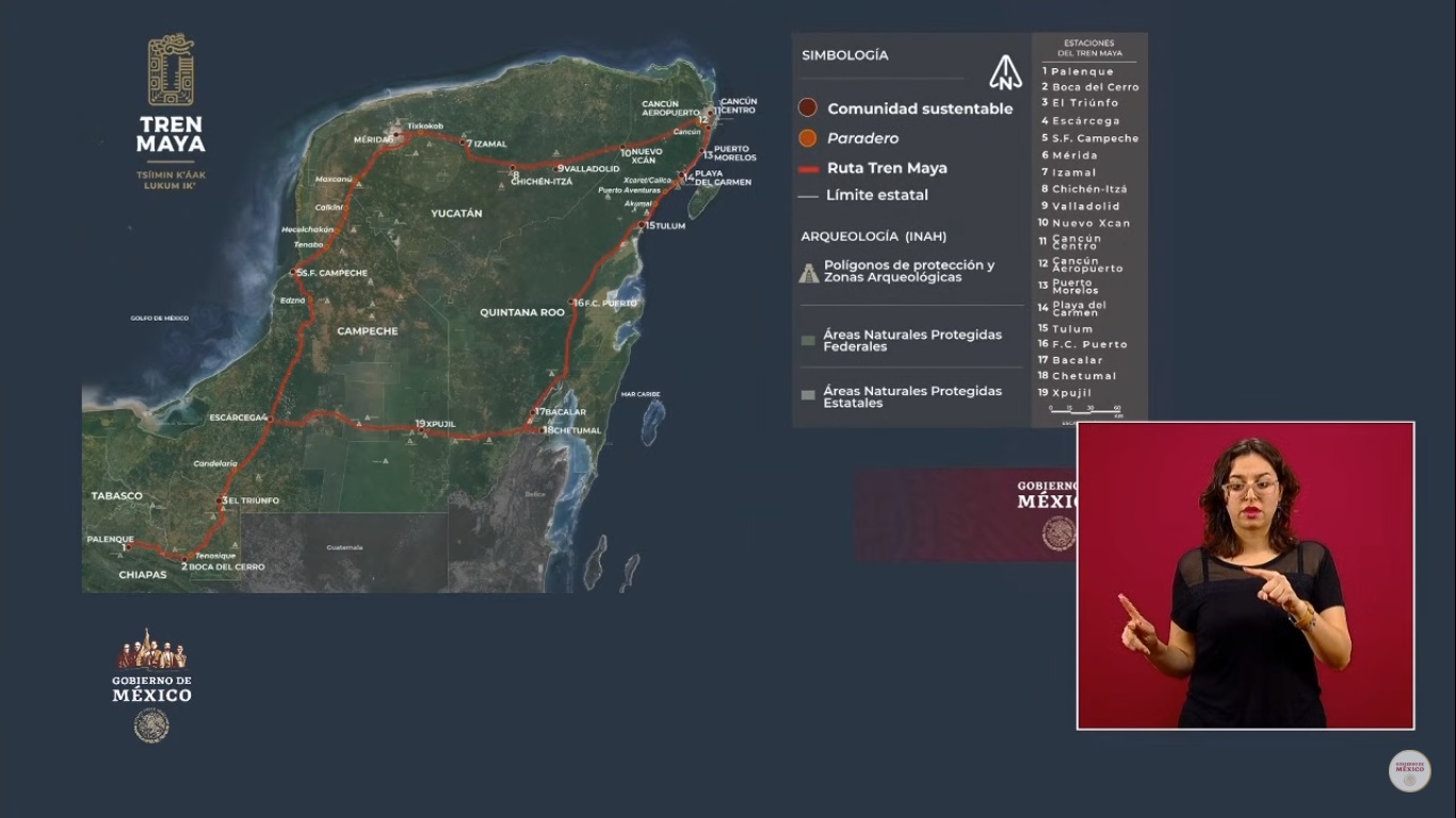 Obras del Tren Maya llevan retraso de cinco meses: Fonatur - tren-maya-ruta