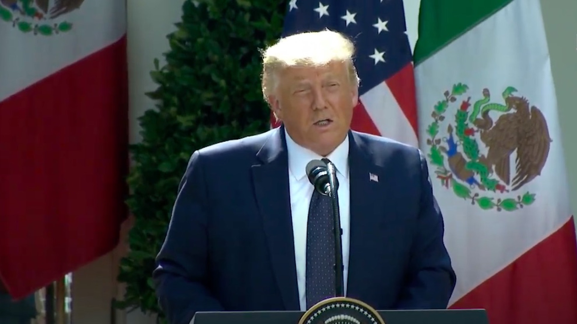 AMLO y Trump resaltan relación bilateral y respeto mutuo entre EE.UU. y México - trump