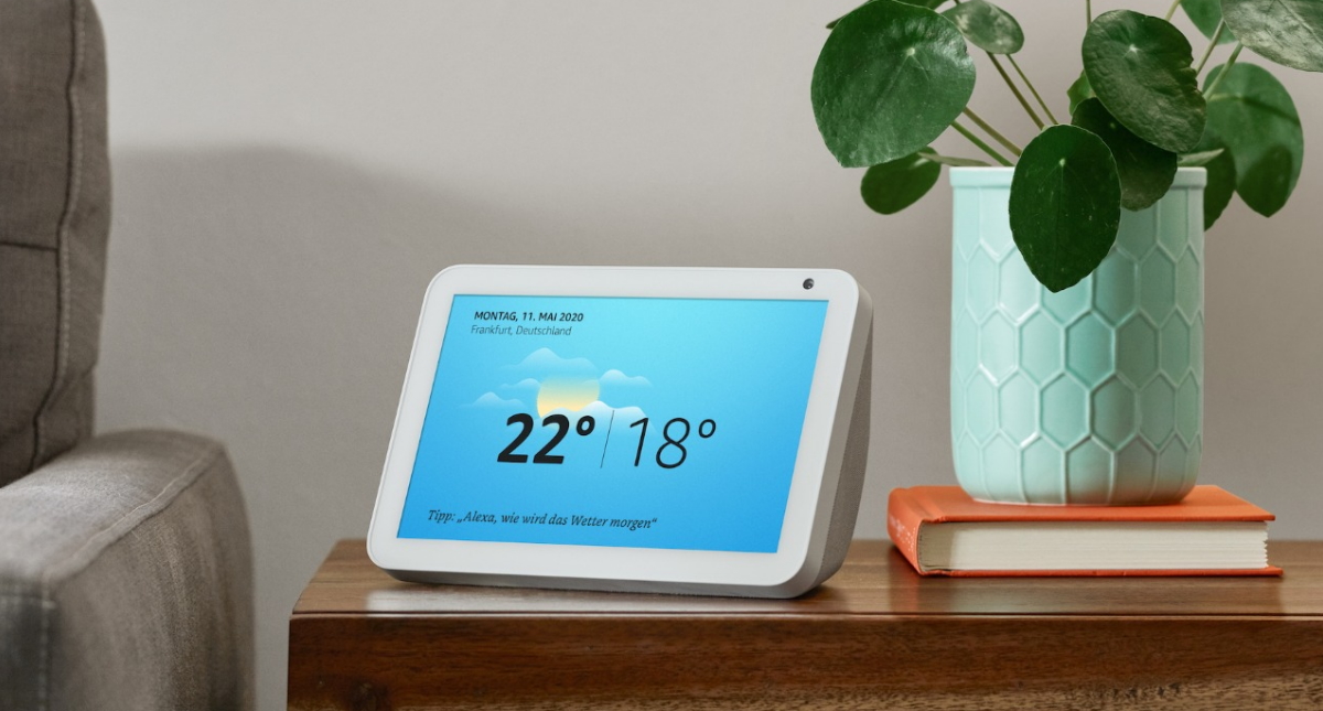 Echo Show 8, el aliado de todos los que están en cuarentena