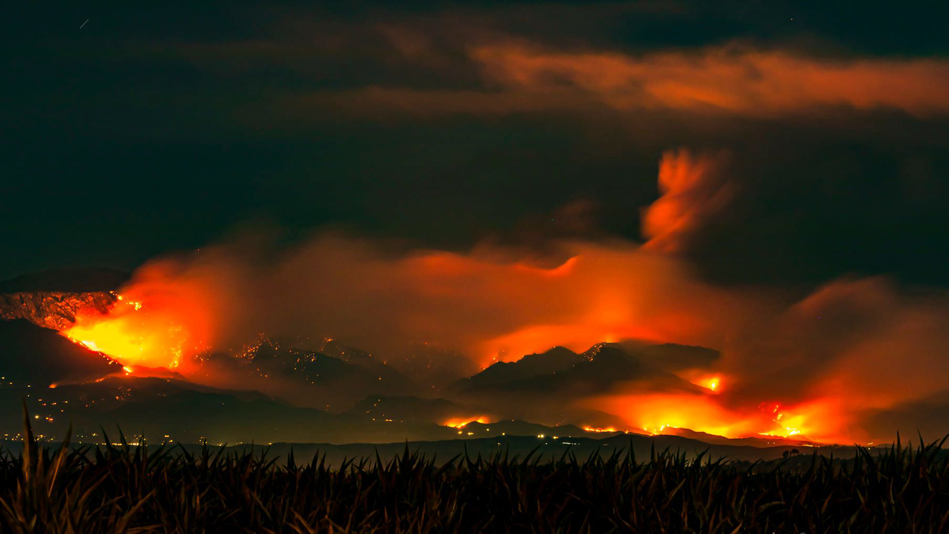 Desalojan a más de 7 mil personas por incendio forestal en California