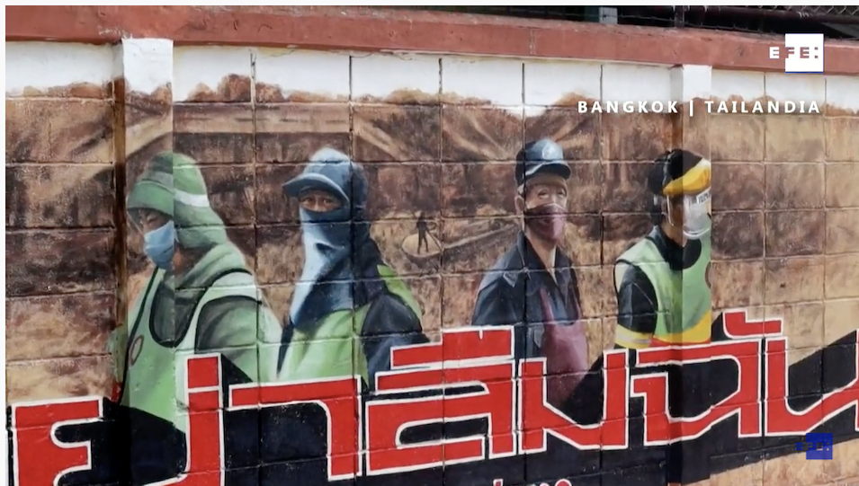 Arte callejero: Murales llenan de vida el corazón de Bangkok