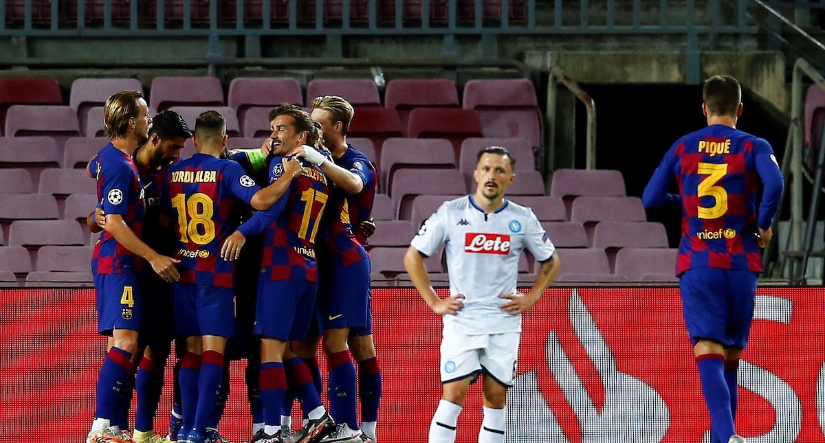 Barcelona pasa a cuartos de Champions League gracias a un buen primer tiempo