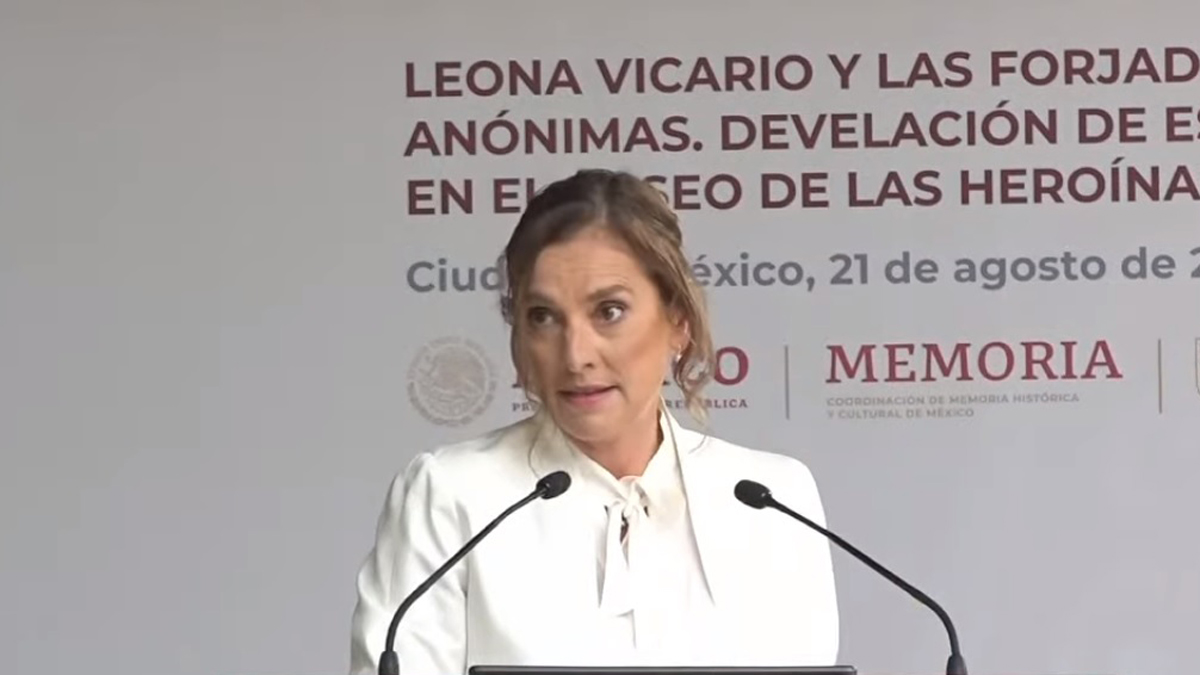 #Video Leona Vicario dio dinero a la insurgencia y no la filmaron, sentencia Beatriz Gutiérrez Müller