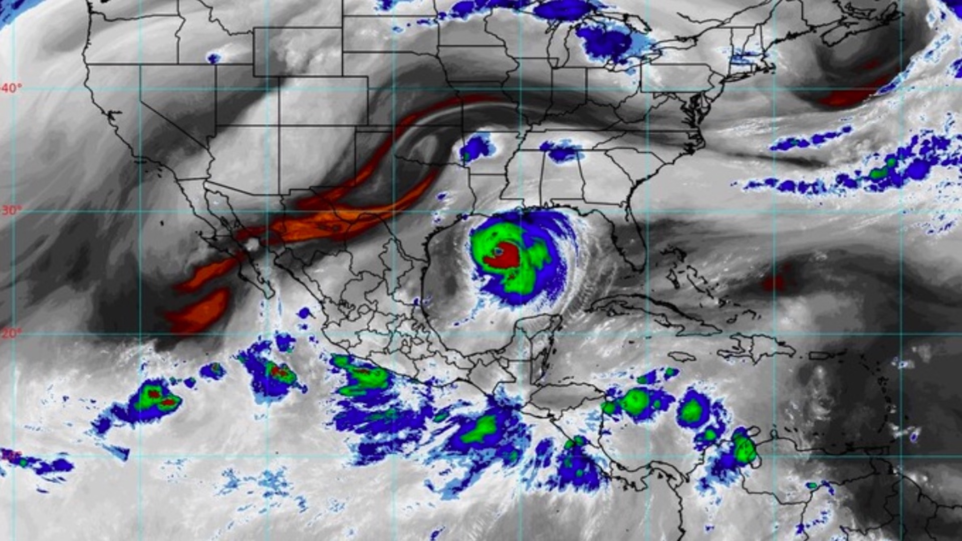 Se forma depresión tropical Trece-E en el Pacífico; provocará lluvias torrenciales en tres entidades