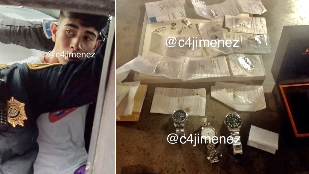 Detienen a sospechoso tras asalto a joyería en Parque Delta