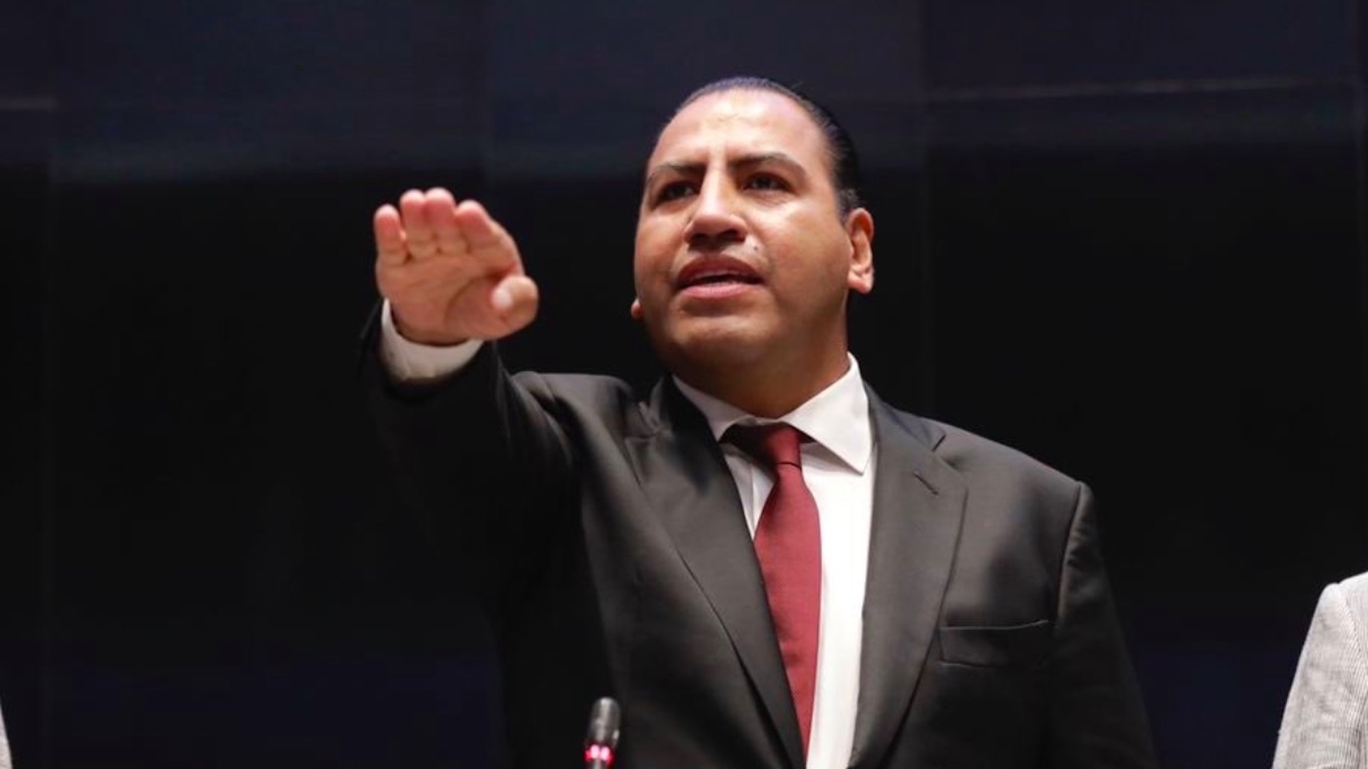 Eduardo Ramírez, presidente de la Mesa Directiva del Senado