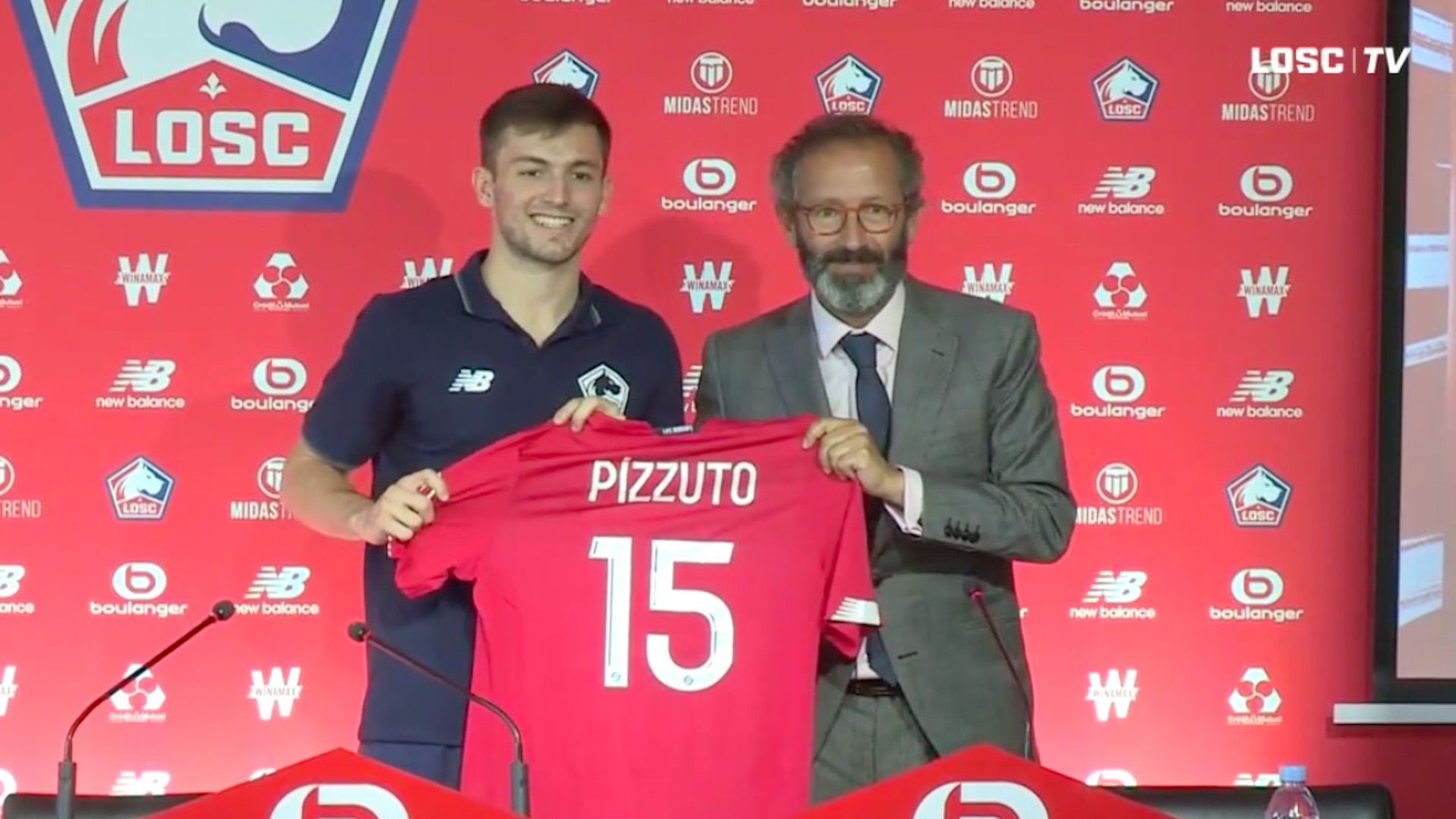 Presentan a Eugenio Pizzuto con el Lille de Francia
