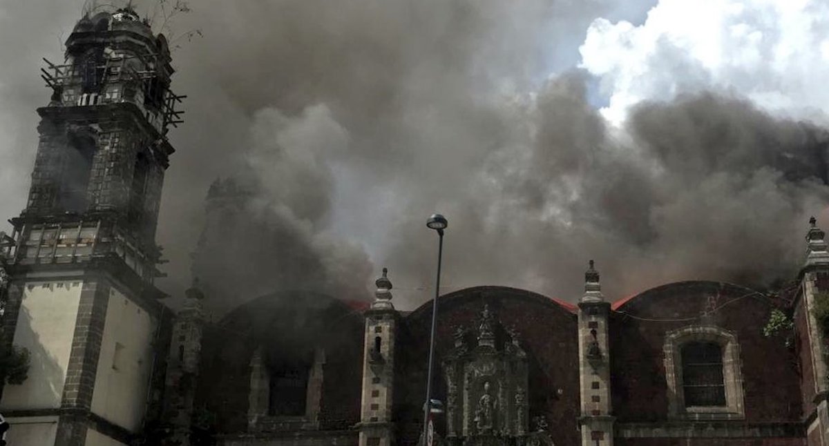 Acuerdan Secretaría de Cultura, INAH y CDMX atención de daños en iglesia Santa Veracruz - iglesia-santa-veracruz