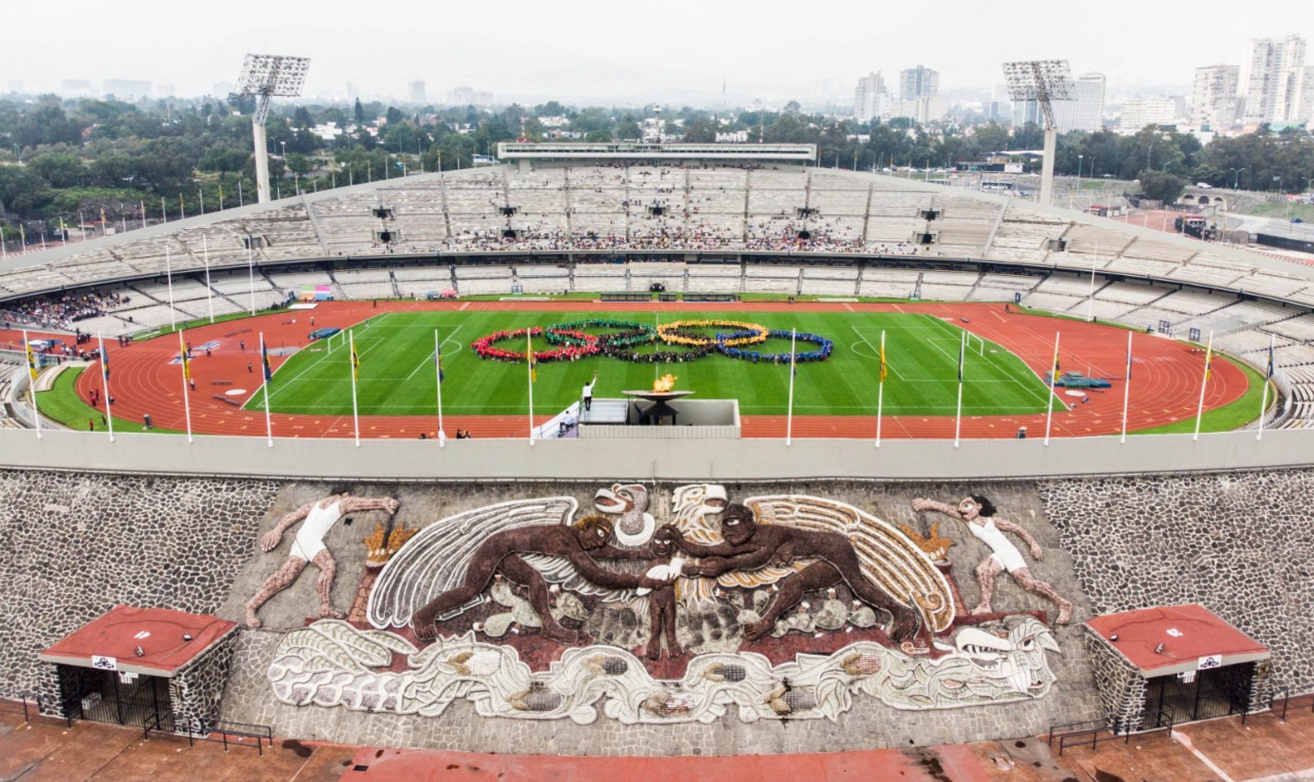 A 70 años de la colocación de la primera piedra del Estadio Olímpico Universitario - juegos-olompicos-scaled