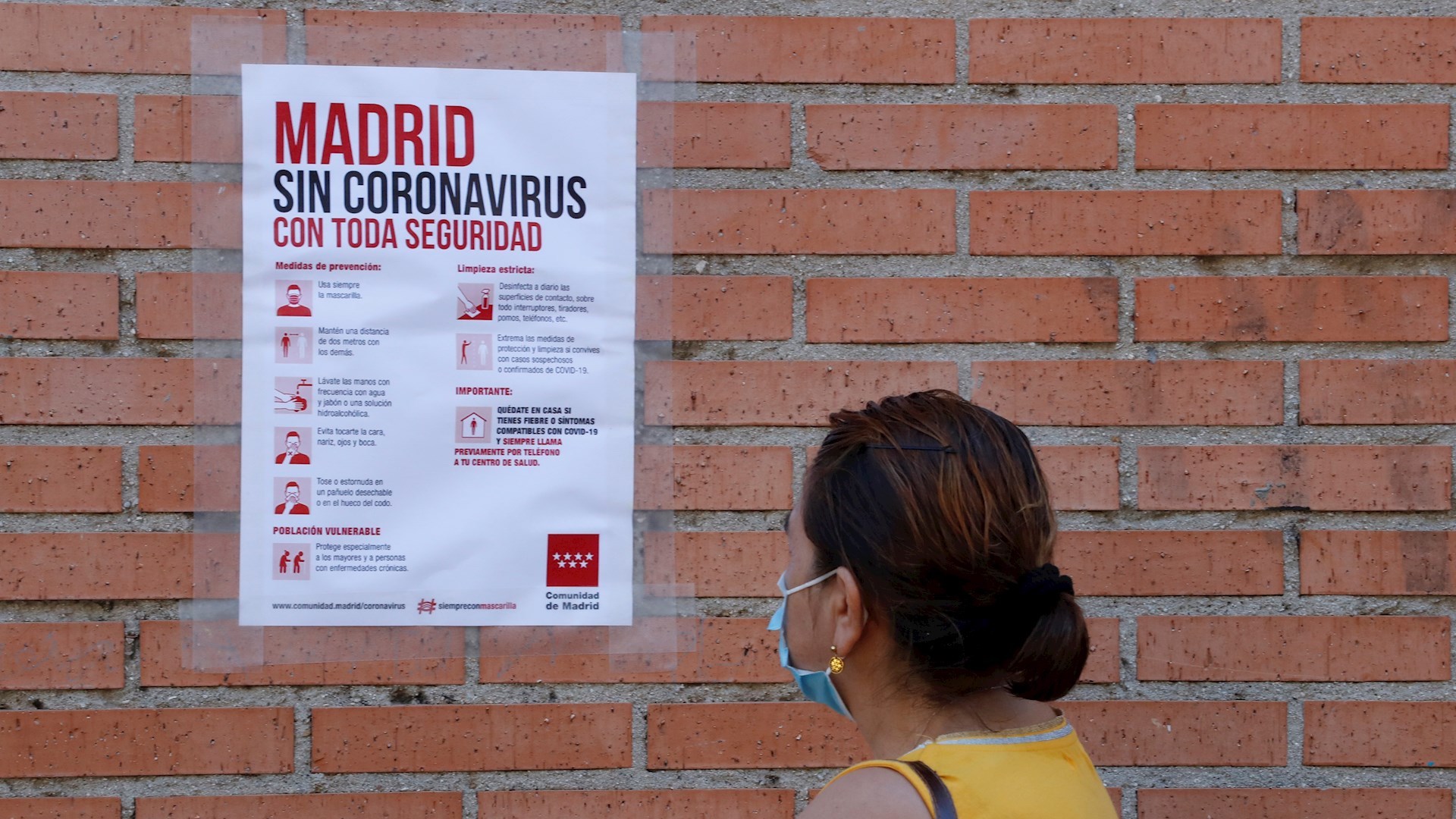 Madrid notifica cinco nuevos brotes de COVID-19, 74 casos y 1 fallecido