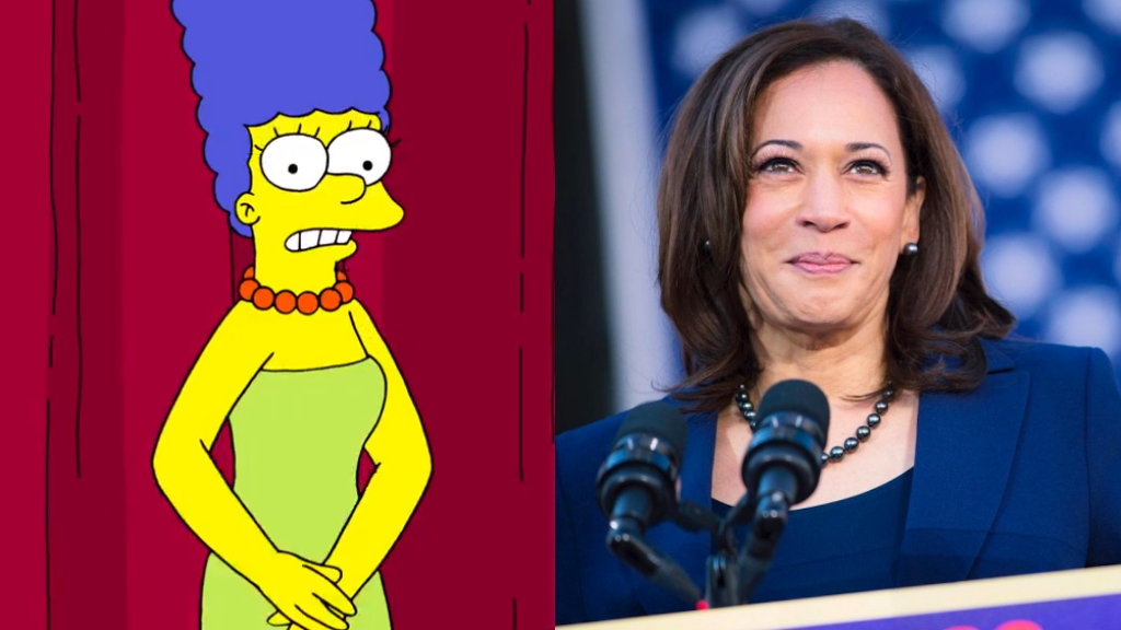 Marge Simpson “responde” tras comparación con Kamala Harris