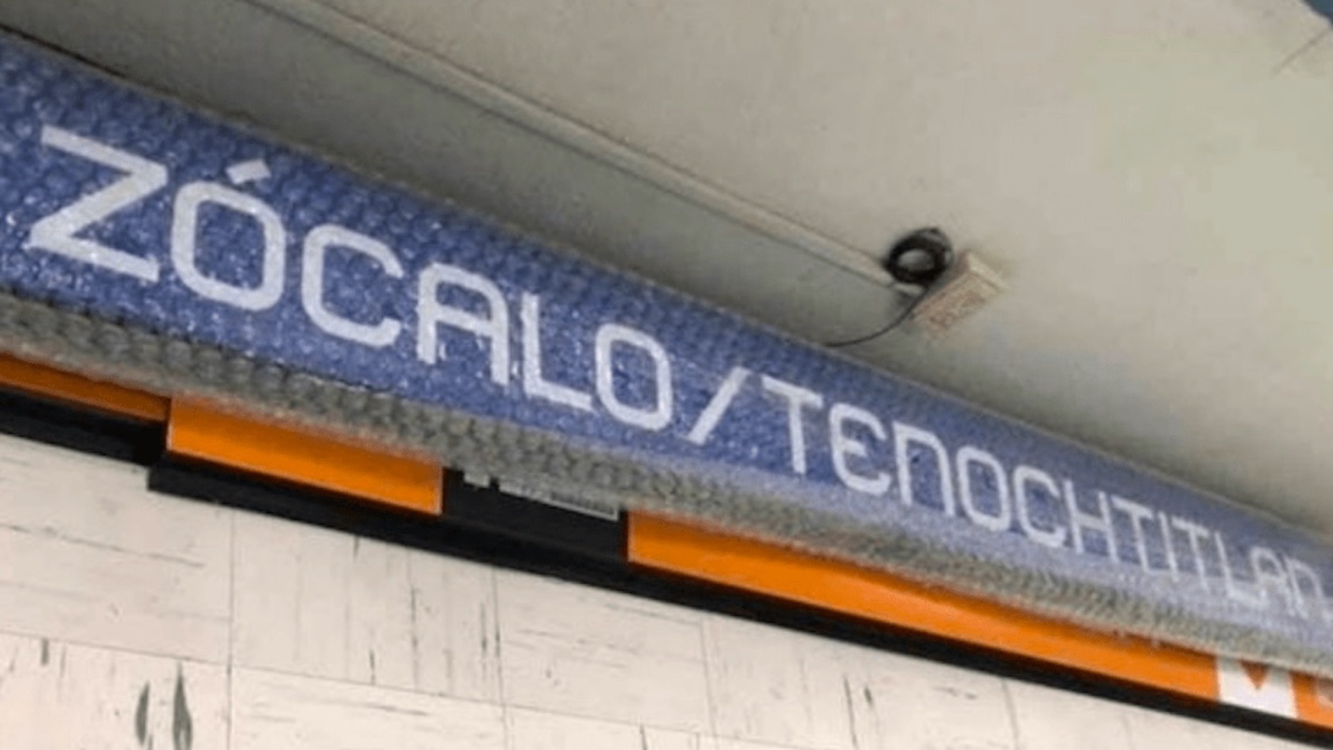 Por rescate de la memoria histórica, estación Zócalo del Metro cambiará su nombre a Zócalo/Tenochtitlan