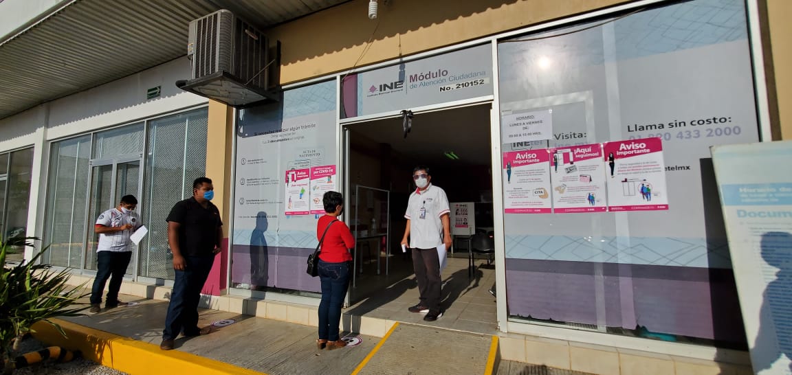Así la reapertura gradual de módulos del INE