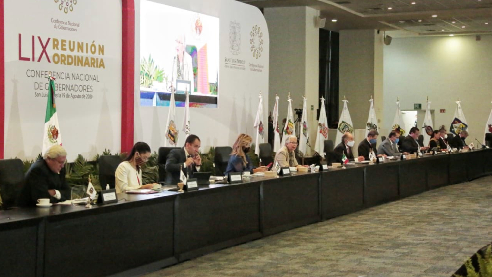 Sánchez Cordero pide a gobernadores hacer un frente común a favor de México