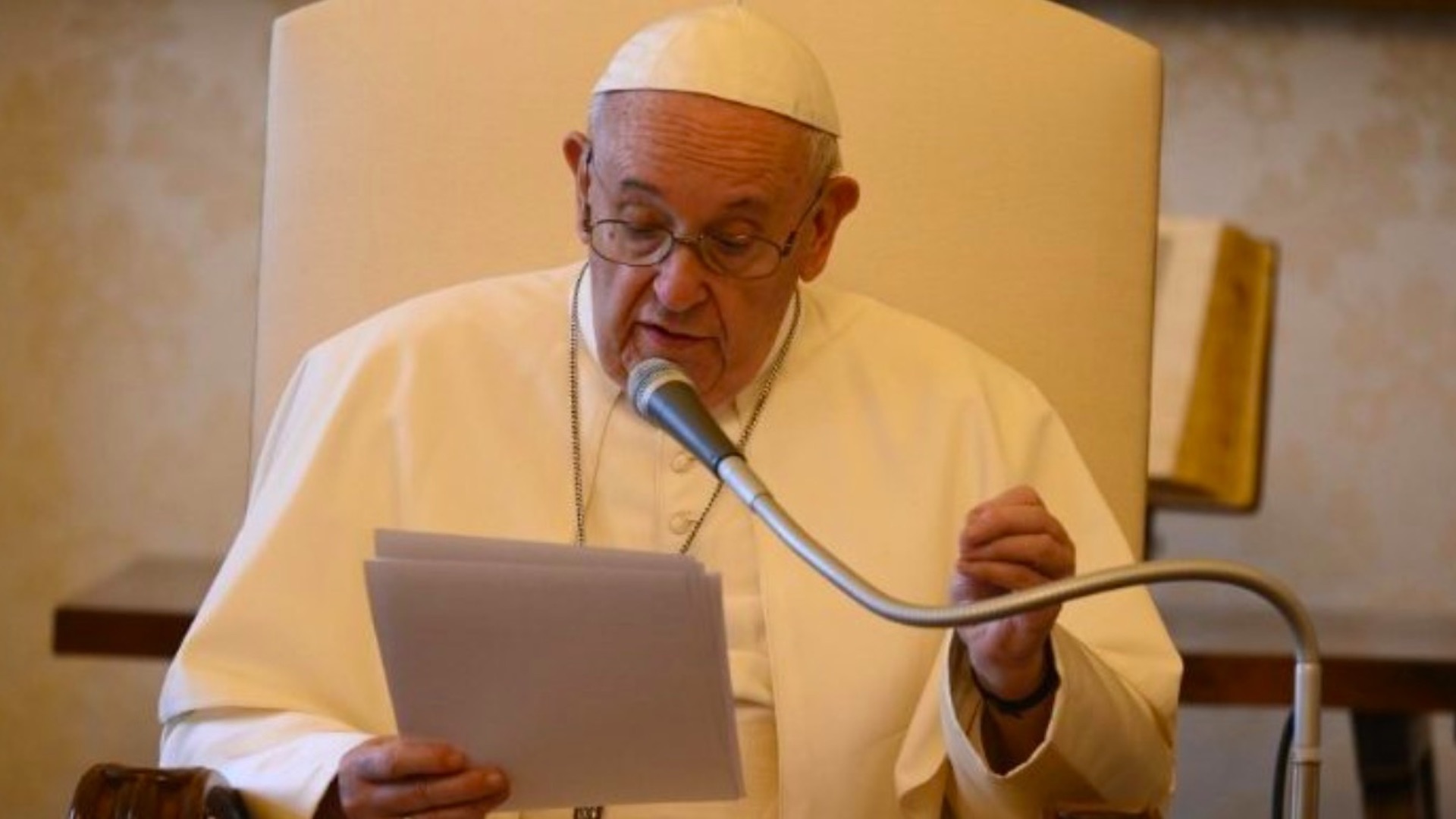 Papa Francisco pide a la ONU reducir sanciones internacionales