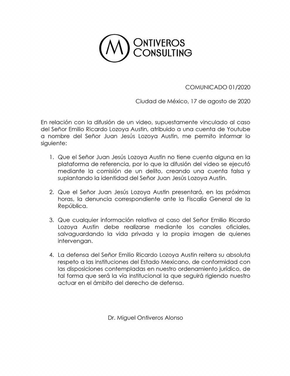 Difunden video de supuesto soborno a exsecretario técnico del Senado implicado en Caso Lozoya - posicionamiento-de-la-defensa-de-emilio-lozoya-sobre-video-de-presunto-soborno-a-senador