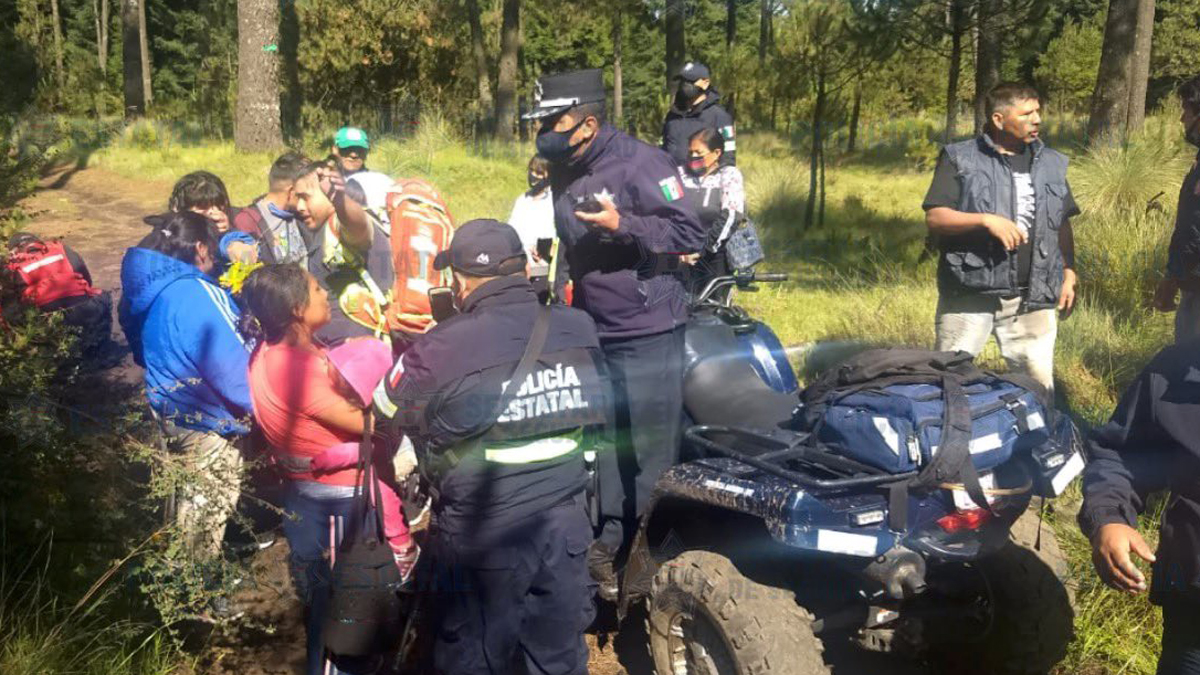 Rescatan a seis personas extraviadas en La Marquesa; una mujer murió