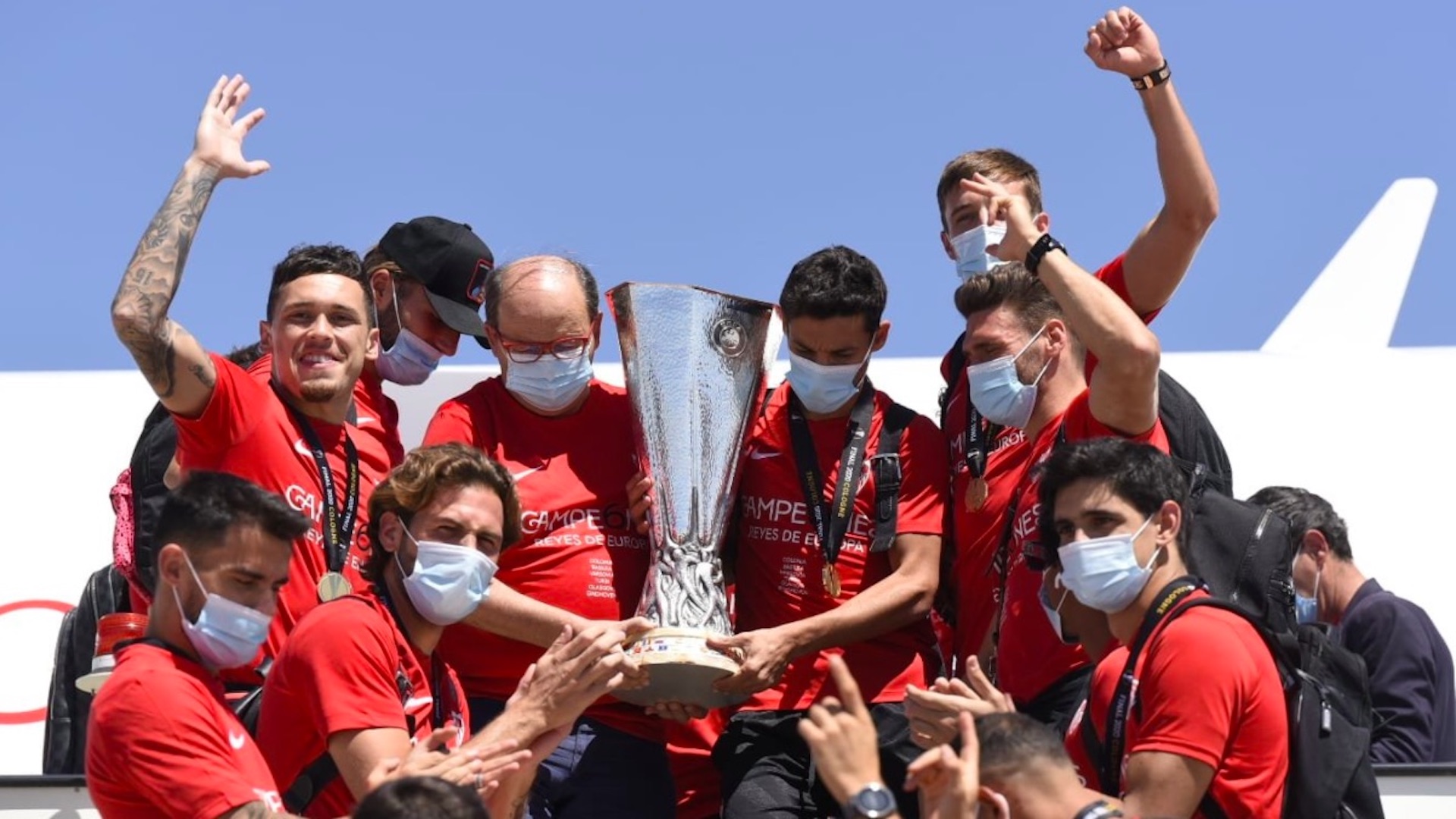 Sevilla celebrará con sencillo acto privado por COVID-19 tras obtener el título de la Europa League