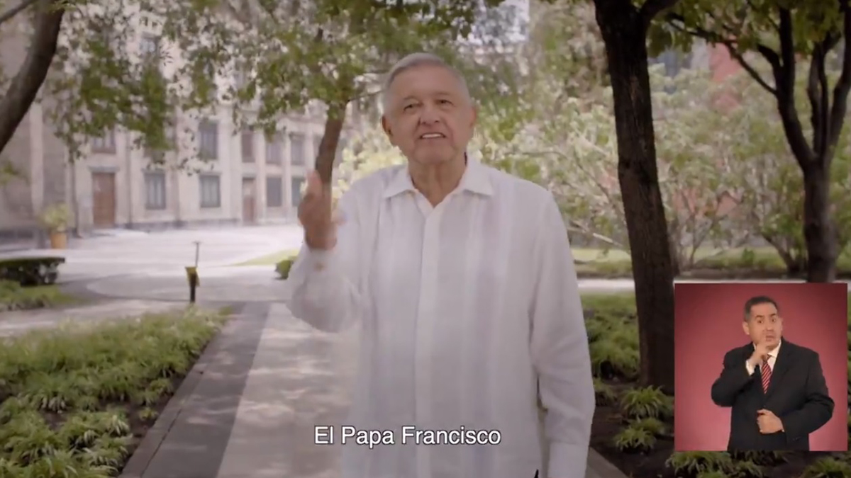 Ordena INE retirar spot de López Obrador en el que alude al papa Francisco y el Evangelio