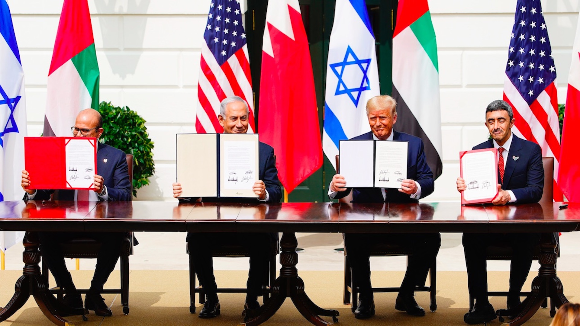 Israel, EAU y Baréin firman los Acuerdos de Abraham en la Casa Blanca
