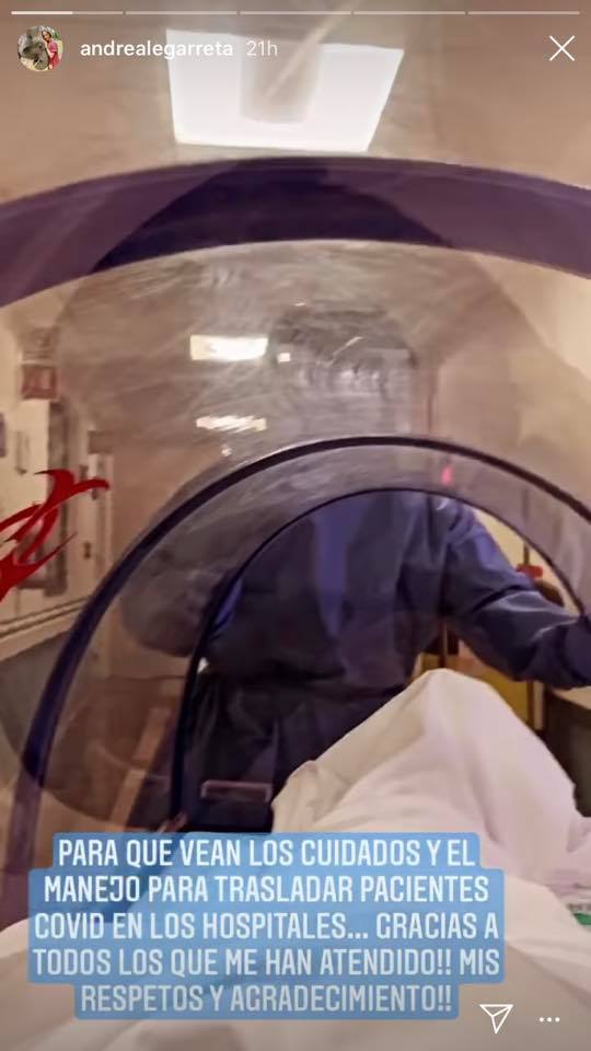 Tomografía indica neumonía en pulmones de Andrea Legarreta; asegura que está estable - andrea-legarreta