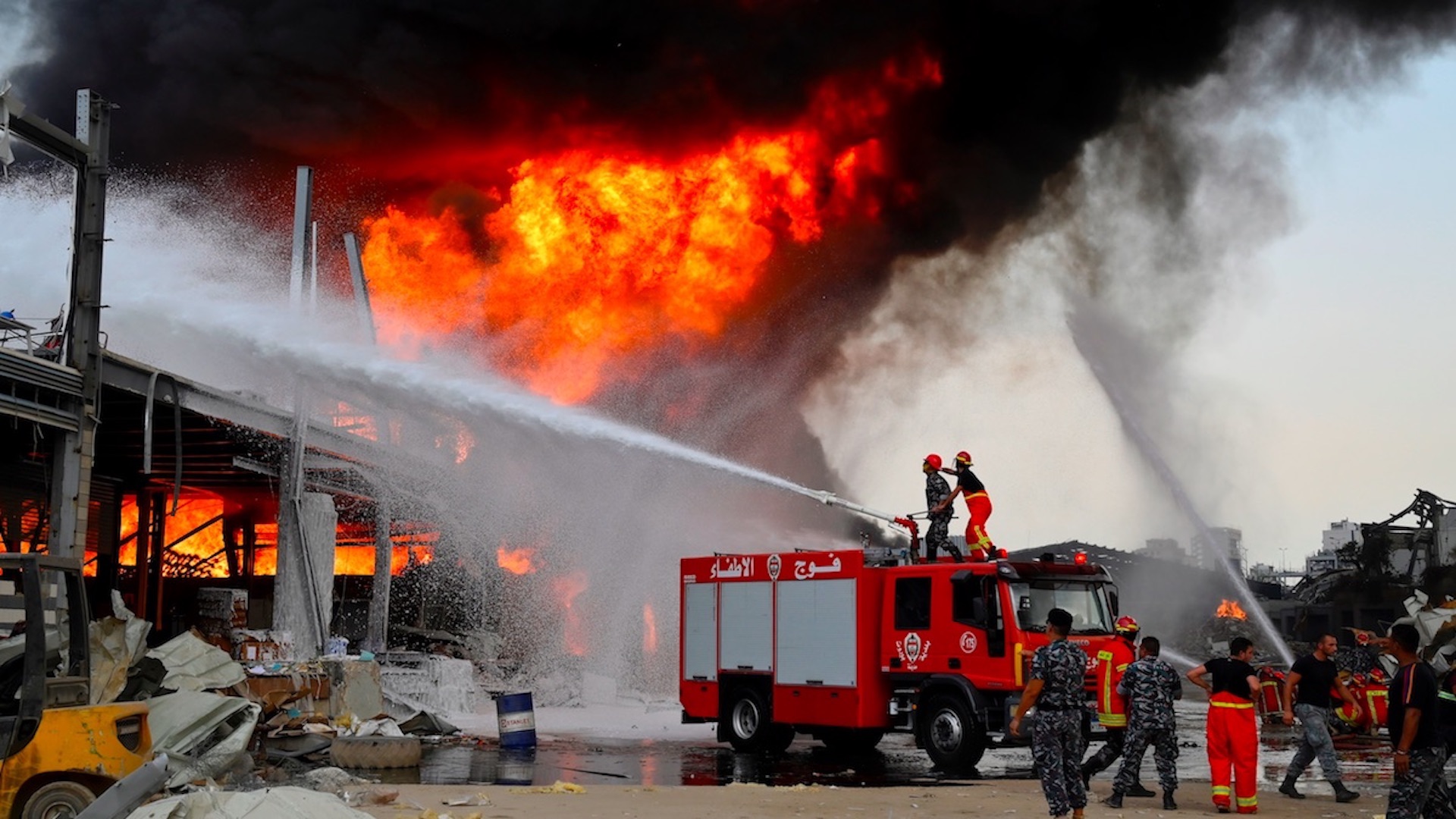 #Video Nuevo incendio en el puerto de Beirut, semanas después de la devastadora explosión - beirut-incendio-1