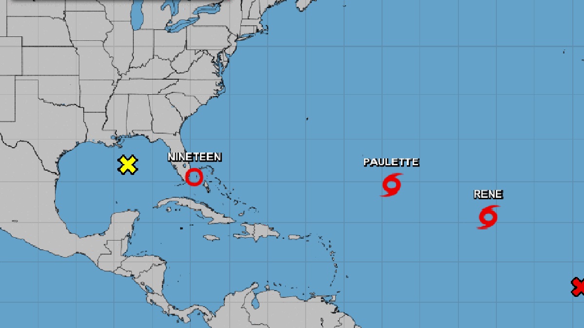 Amenazan tres ciclones en el Atlántico a Estados Unidos