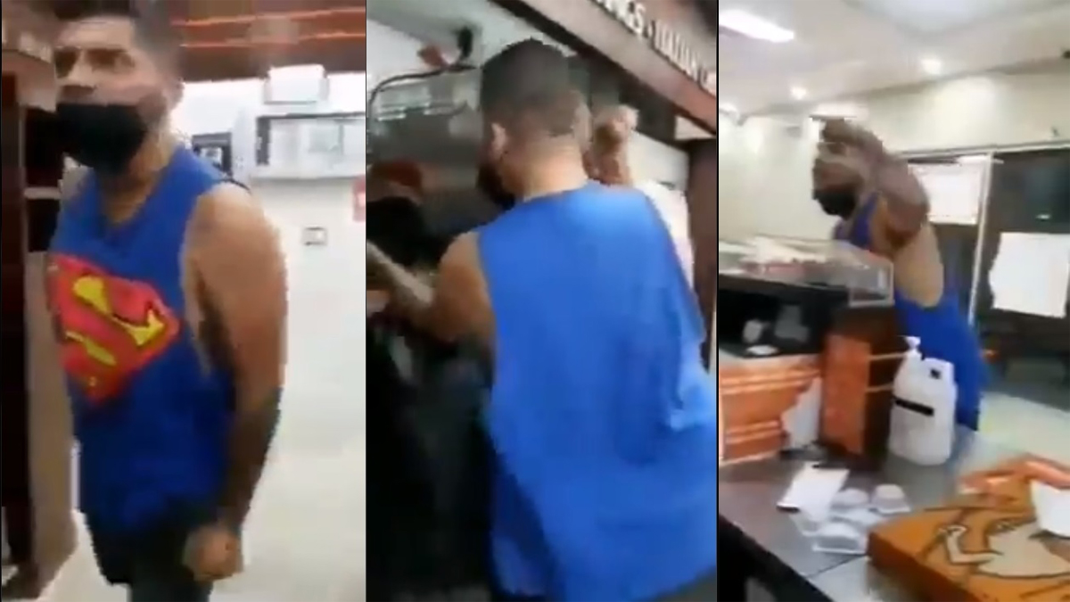 #Video Cliente agrede en Ciudad Juárez a empleado de pizzería #Video Cliente agrede en Ciudad Juárez a empleado de pizzería