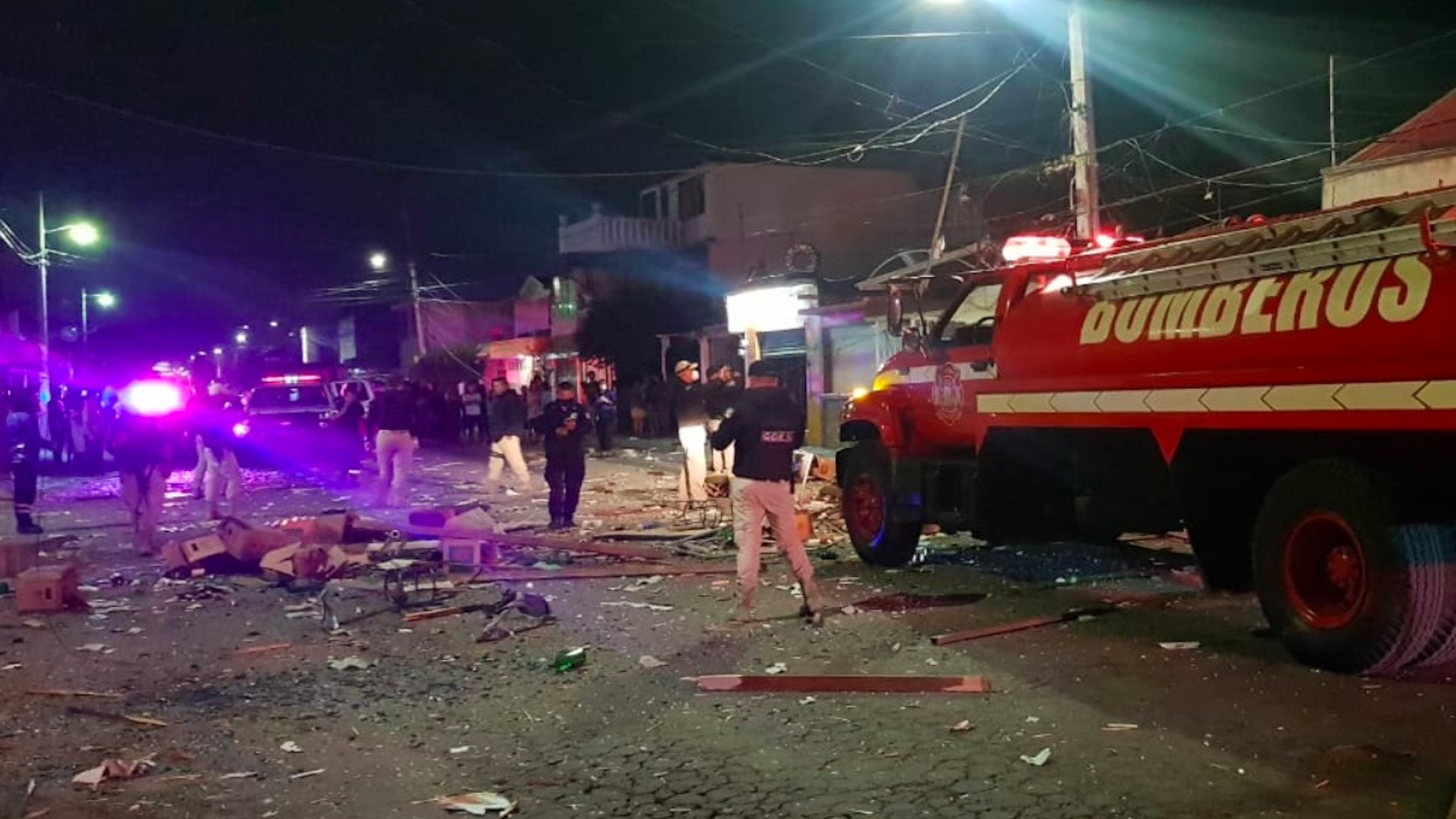 #Video Así se vio la explosión de bar clandestino en Coacalco