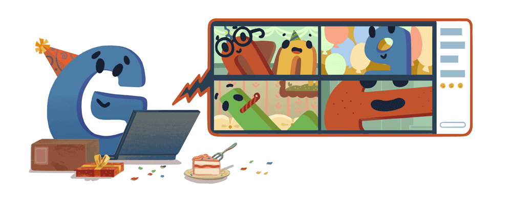 Google celebra sus 22 años de existencia con 'doodle' animado - doodle-de-google-por-22-aniversario
