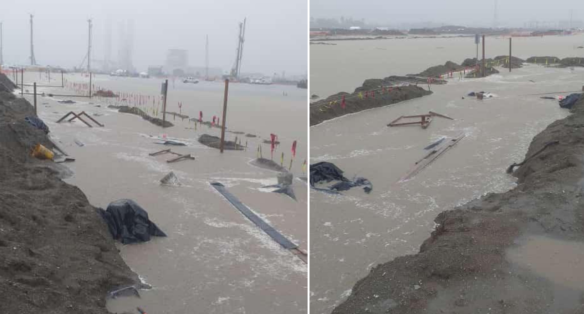 Fuertes lluvias inundan Dos Bocas; a la media hora se seca, afirma Rocío Nahle