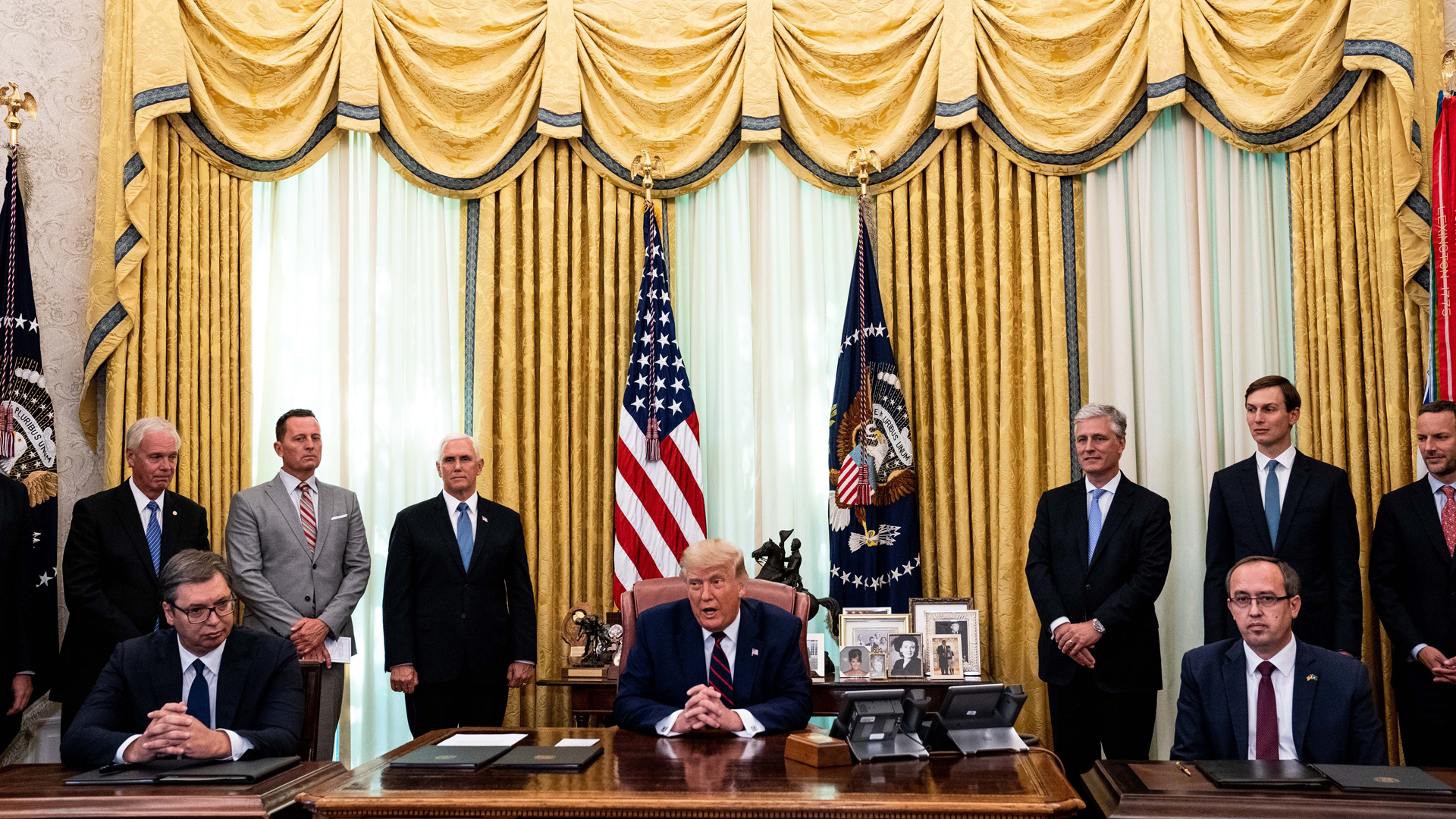 Normalizan Serbia y Kosovo sus relaciones económicas con EE.UU. como mediador