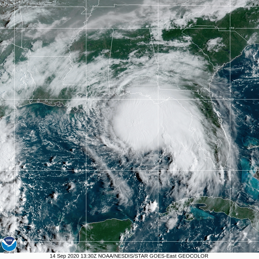 Sally ya es huracán categoría 2; emiten advertencias para Florida y Louisiana - huracan-sally