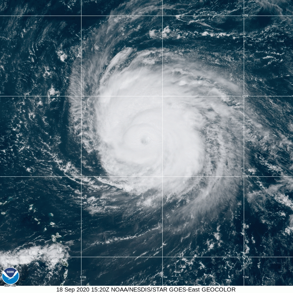 Viernes 18 de septiembre de 2020, clave en la historia de los huracanes - huracan-teddy