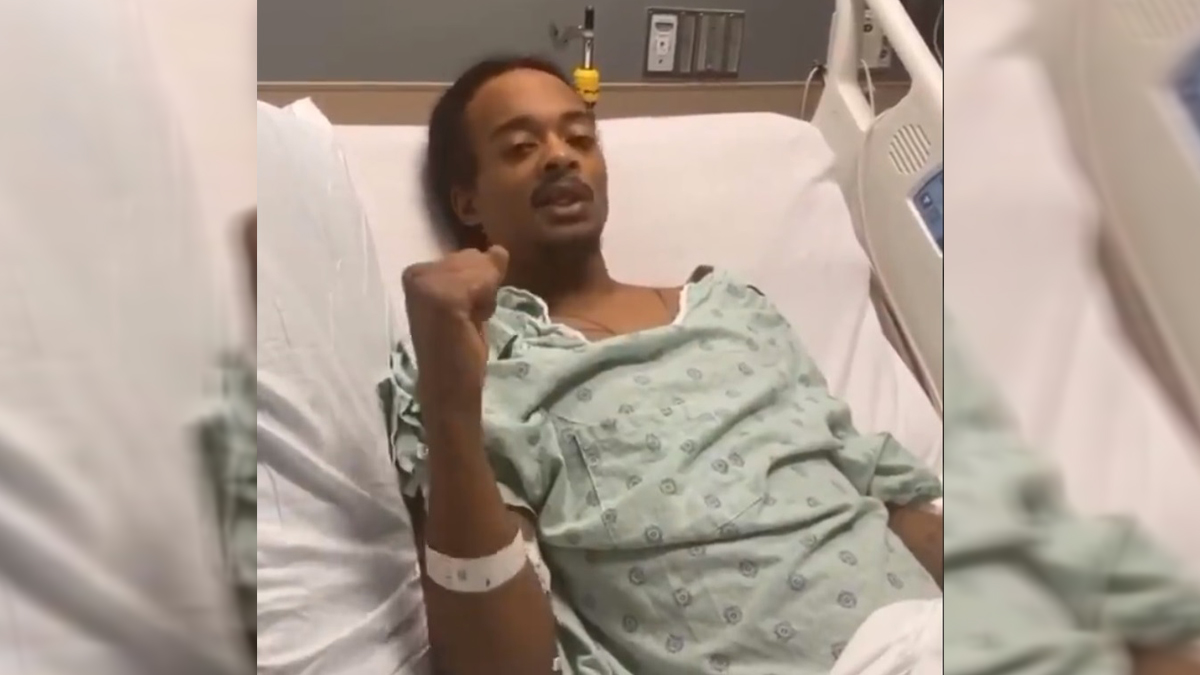 Sale del hospital afroamericano baleado por policía de Kenosha - jacob-blake-desde-el-hospital