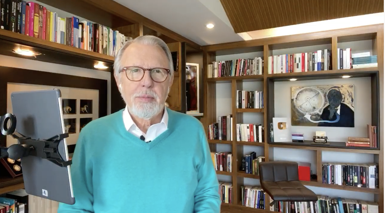 El presidente descubre el estrés; en vivo con Joaquín López-Dóriga