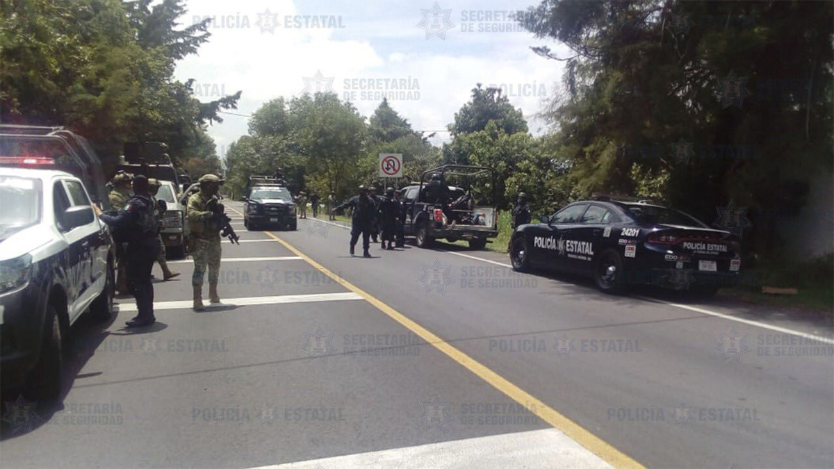 Asesinan en emboscada a tres policías del Edomex; hay 5 detenidos