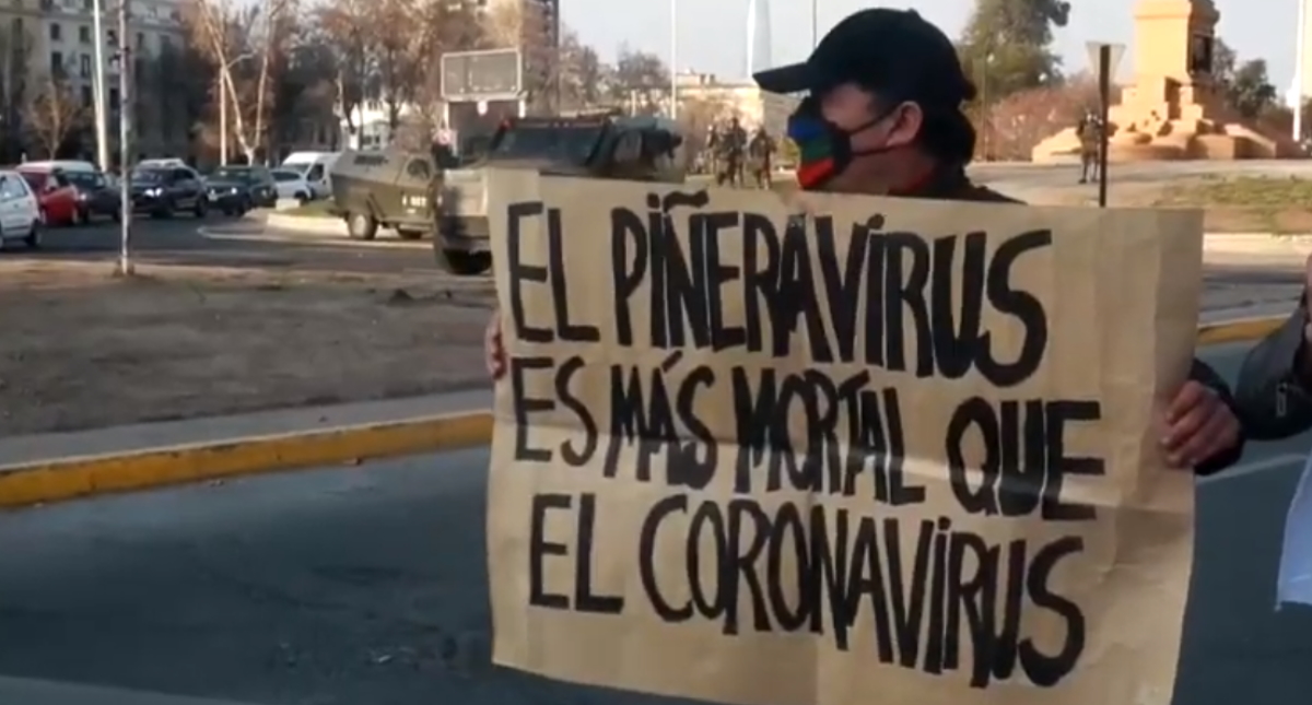 Nueva jornada de protestas en Chile deja 20 detenidos en medio de desconfinamiento