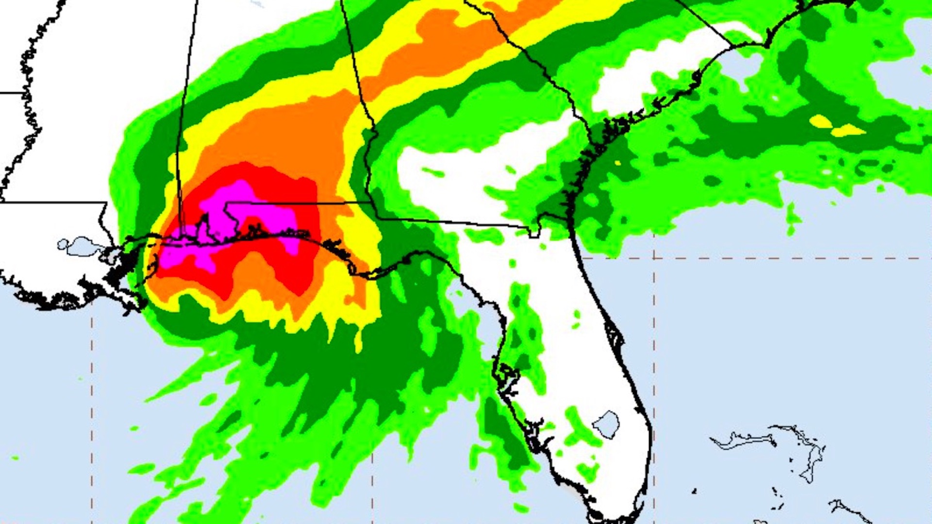 Sally mantiene lento paso rumbo a la costa de EE.UU.; advierten por posible inundación histórica