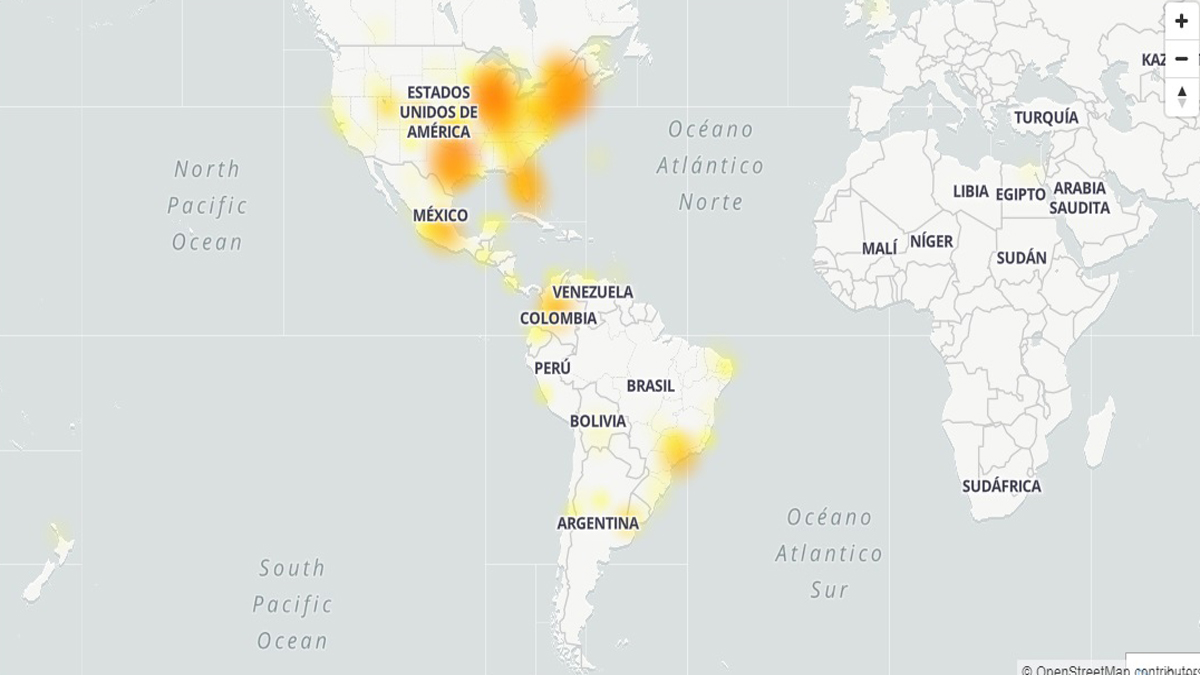 Se cae Facebook en México, Estados Unidos y Sudamérica - mapa-de-fallas-en-facebook