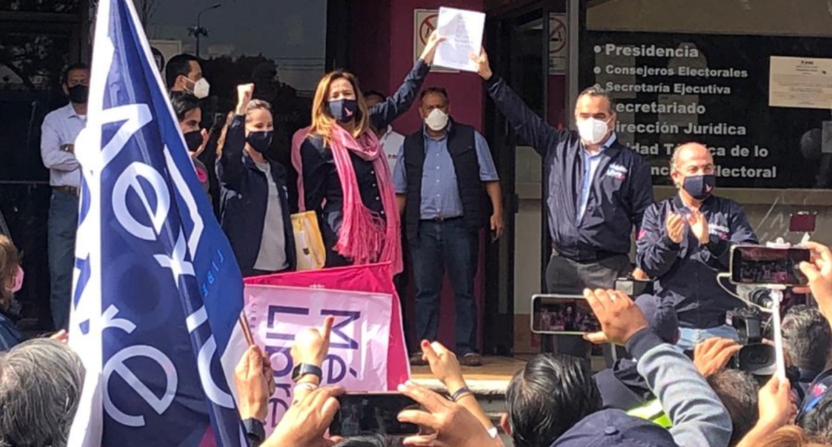 “Pedimos justicia para México Libre”, expresa Margarita Zavala tras presentar impugnación contra el INE “Pedimos justicia para México Libre”, expresa Margarita Zavala tras presentar impugnación contra el INE