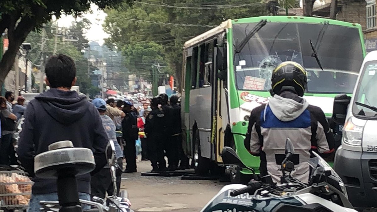 Niña muere atropellada por microbús en la Magdalena Contreras; alcaldía busca suspensión de ruta