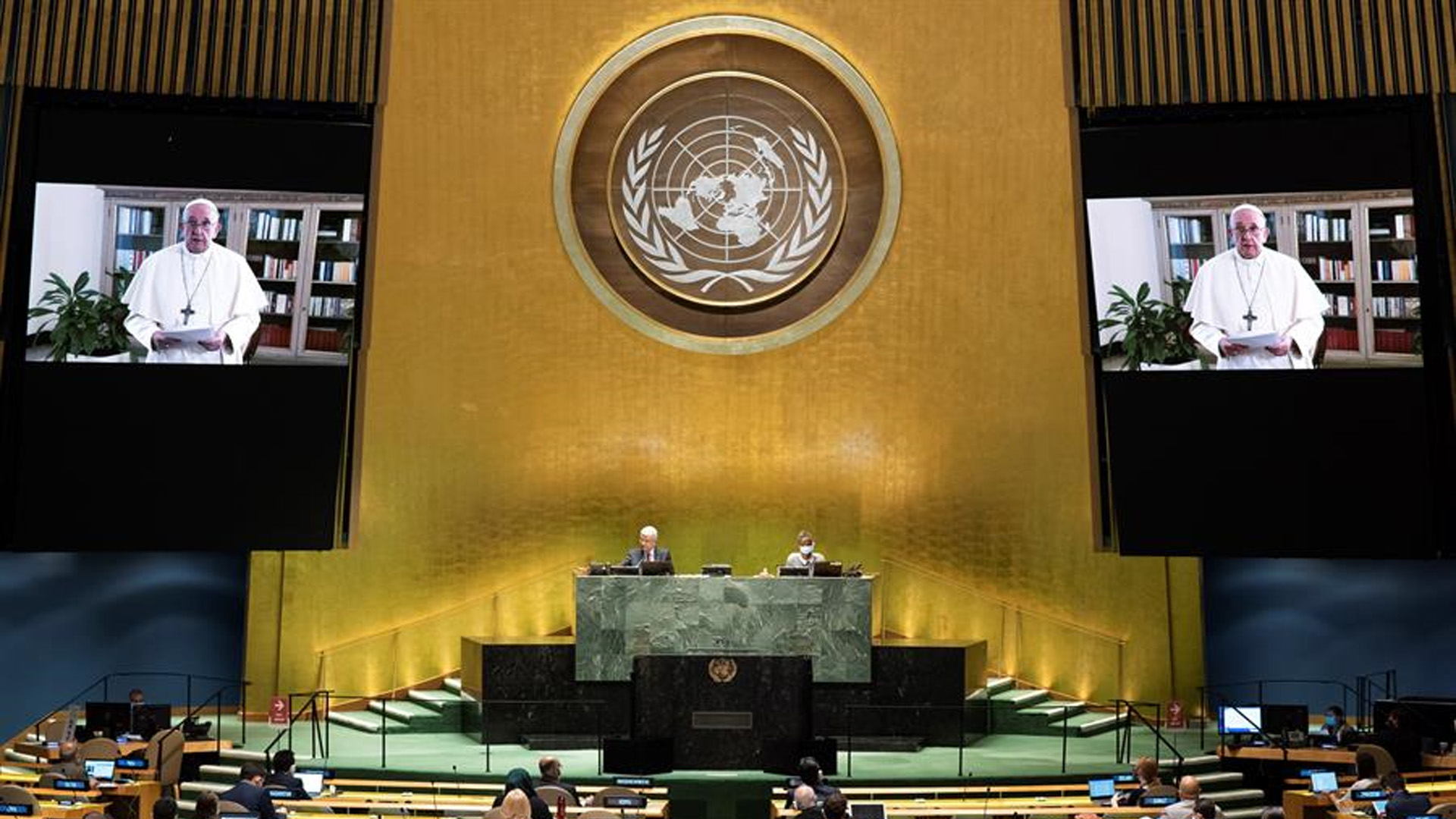 Europa y el papa reclaman en la ONU más unidad y solidaridad ante la pandemia