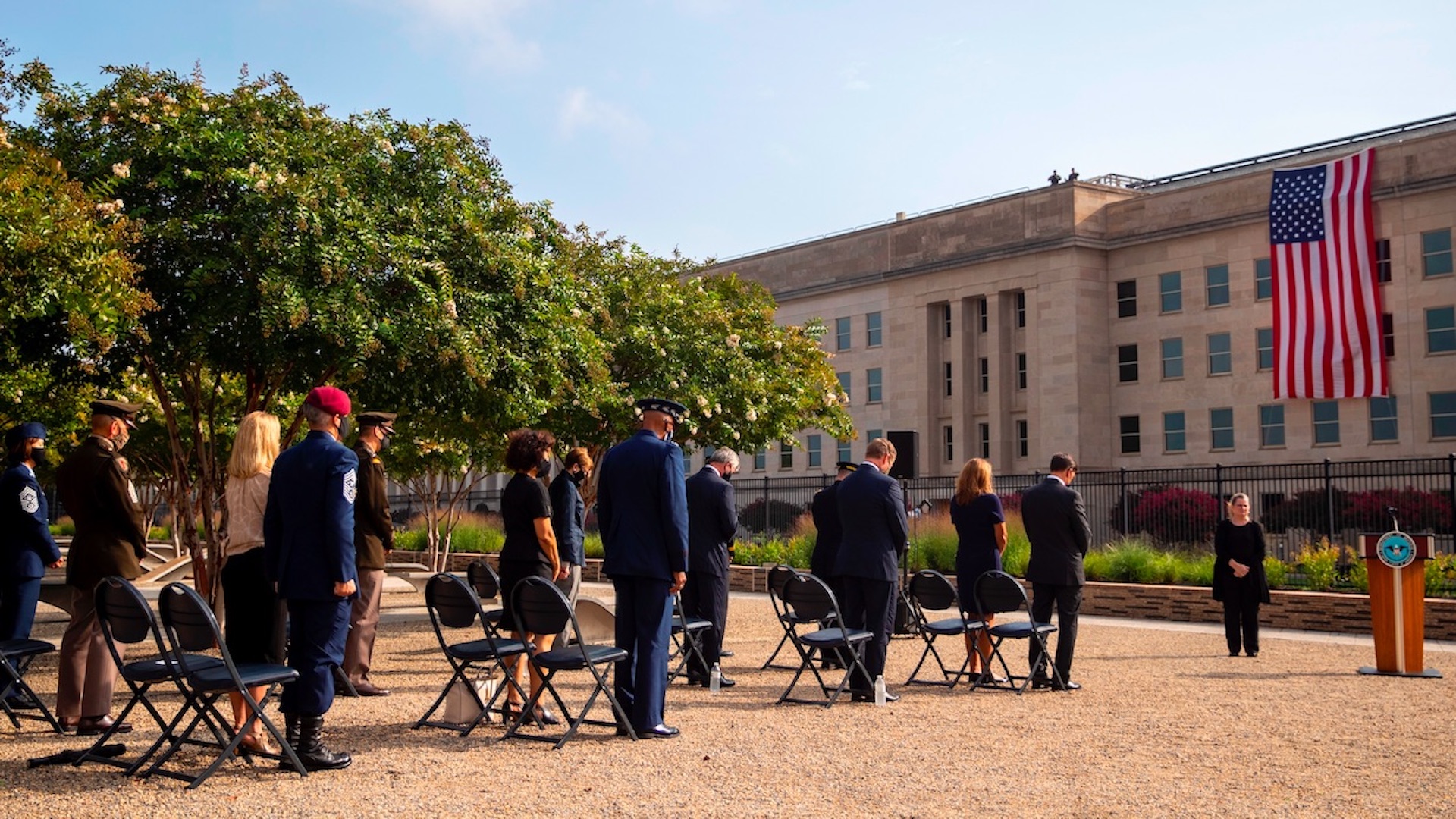 Estados Unidos recuerda atentados terroristas en ceremonia inusual por COVID-19 - pentagono