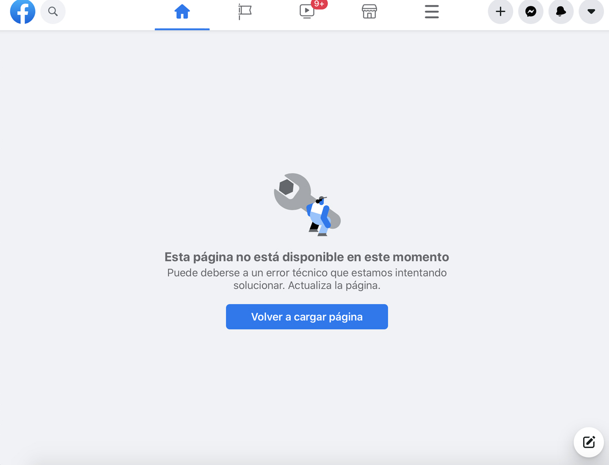 Se cae Facebook en México, Estados Unidos y Sudamérica - problema-para-cargar-pagina-de-facebook