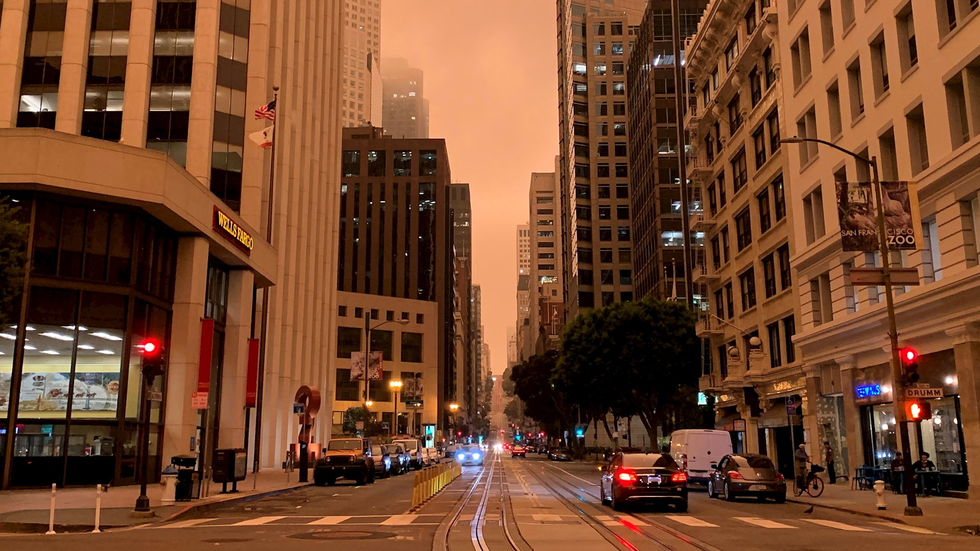 Cielo de San Francisco se tiñe de naranja por acumulación de humo y niebla - san-francisco-humo-niebla-naranja-incendios