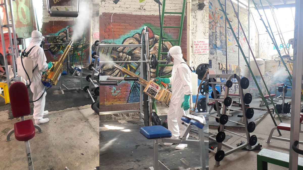 Sanitizan el gimnasio Las Barras Praderas tras muerte por COVID-19 de ‘La Jefa’